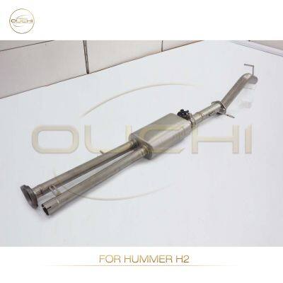 Stainless Steel Exhaust System Catback for Hummer H2 Muffler With Tips High-performance Car Exhaust Parts Precise Installation photo-2