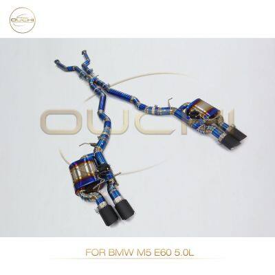 Exhaust titanium Catback for BMW M5 E60/M5 G90/M5 G90 G99/M6 F10 F06 S63/M5 F90 Electronic valve High-performance automotive exhaust parts