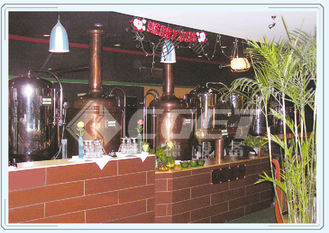 Industrial Fermentation Tank Small Beer Brewery Equipment Red Copper Material photo-2