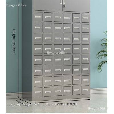 Metal Herb Chest-Pest-proof Rodent-resistant Bulk Tea Storage Solution with Aluminum Alloy Handles-Moisture-proof