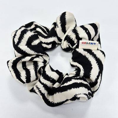 SR0005 Versized Organza Scrunchies for Women Spot Fashion Hair Ties
