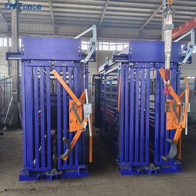 JH Fence Facile à assembler, écrasoir à bétail en acier galvanisé, équipement de manipulation du bétail - Respectueux de l'environnement, résistant aux rongeurs, hauteur de 8 pieds