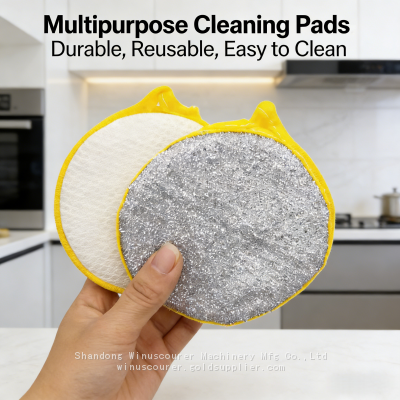 Custom 12pcs Pack Scouring Pad Kitchen Clean Scourer Sponge Pad photo-4
