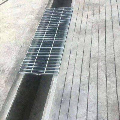 Hot-dip Galvanized Flat Steel Grating Plate, Thickened Anti-corrosion Steel Grating Plate for Oil Treading Platforms