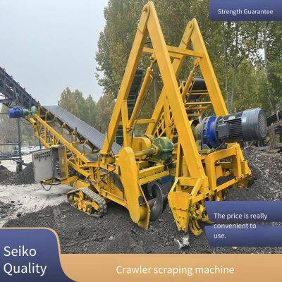 Телескопический погрузчик песка и щебня, дистанционно управляемый скребковый экскаватор для шлака, гусеничный шнековый скребковый экскаватор