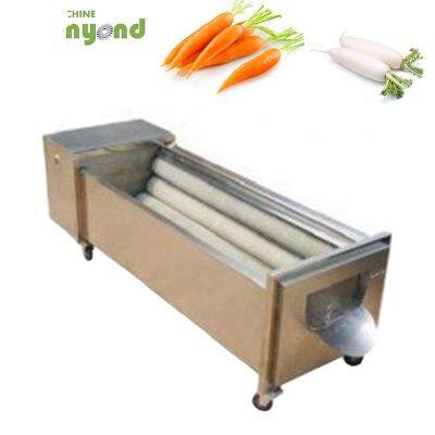 Factory Genyond Sweet Potato/ Onion/walnut/ Carrot Brush Washer Washing Machine Peeling Cleaning Machine