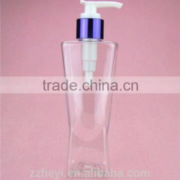 8oz 250ml clear square plastic lotion bottle empty for sale