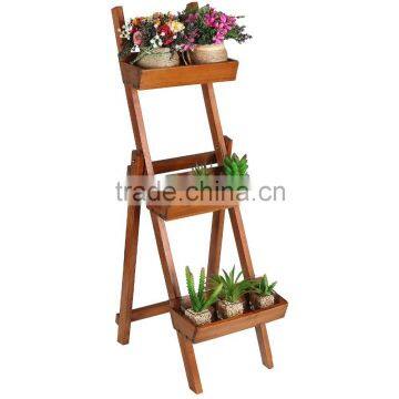 Elegant Wooden Plant Rack Flower Planter shelf