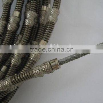 Vacuum brazed diamond wire saw