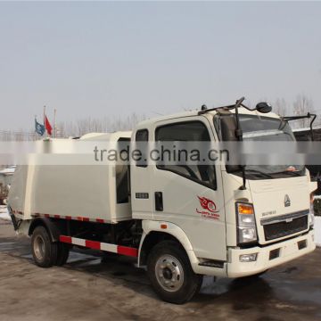 2015 new style hot sale JHL5080ZYS 5.5CBM 300hp Compressed garbage truck dimensions for sale made in china