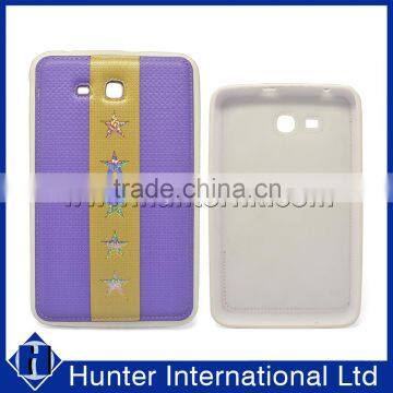 Color Matching Woven Leather TPU Case For T310