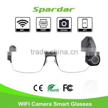 Smart Wearable Full HD Sunglasses Camera 1080P 30fps 720P 60fps Camera Glasses Wifi photo-5