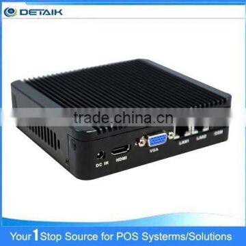 DTKBT19A Quad Core Bay Trail Ultra Thin Fanless Low Price Good Quality Mini PC