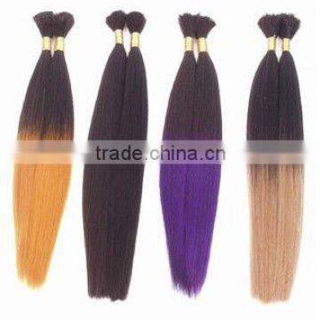 Beautiful Colored Top Quality European Remy Human Hair Bulk