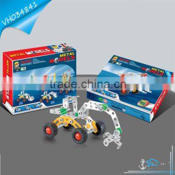 Super Market Hot DIY Metal kids Assembling Toys Truck