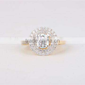 Luxury Flower Shap Diamond 925 Silver Ring for Women 10 Years Experience Wholesale photo-3