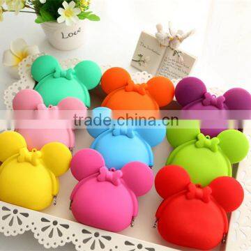 Customized Design Eco-friendly Silicone Mini Wallet With Zipper photo-2