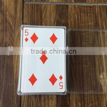 plastic casino playing card,plastic playing card box