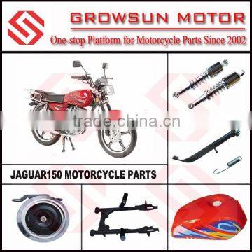 Jaguar150 Motorcycle Spare Parts, rear shock absorber, side stand, fuel tank