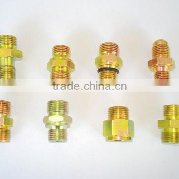 Zinc plating straight fitting