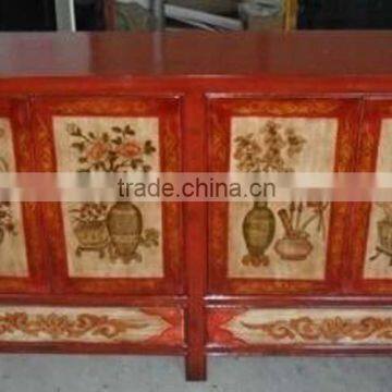 Chinese antique furniture Tibet cabinet