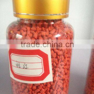 orange red masterbatch/pe masterbatch/good quality,high pigment.