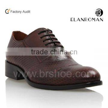 Men business office dress shoe european trendy leather man shoes from shoe manufacturer