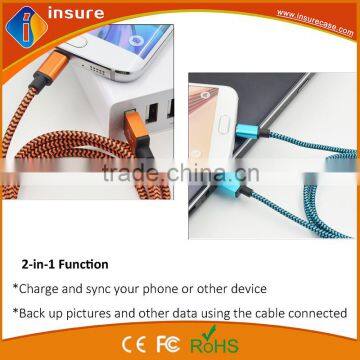 High Speed Good Quality USB Braided Charging Cable for Iphone 6 photo-6