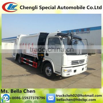 Popular 6-8CBM DONGFENG garbage collection trucks for sale