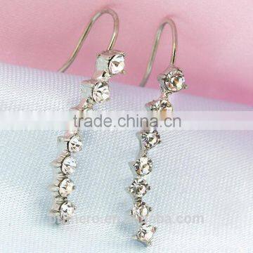 New Designer Fashion Jewelry 7 Cubic Zircon Stones Earrings photo-4