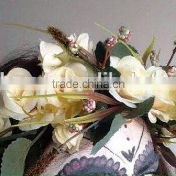 Wholesale Artificial Rose Flower Wedding Crown Head Band Tiara Flower Crown photo-2