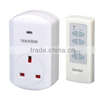 TW68E (1v1) Power Remote control socket, RF control plug for UK,1V1