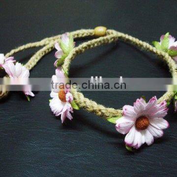 Handmade Rose Daisy Sakura Floral Hair Band Flower Headband Crown Hippy Boho H076