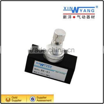 China Factory wholesale pneumatic air 1/8 one way throttle valve RE-01