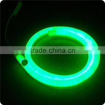 15*25mm 220V 50meters green neon flex rope light