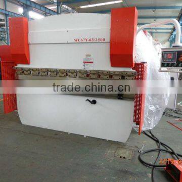 hydraulic metal bending manufacturer WC67Y-125X3200