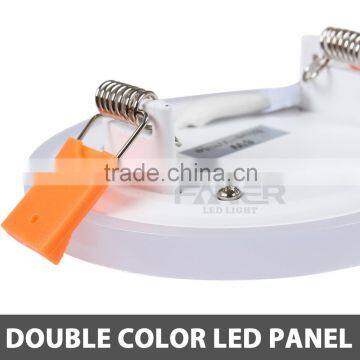 Hot Sale! Double Colors LED Lights 3+2W/6+3W/12+4W/18+6W With Round or Square photo-4