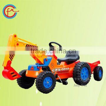 Hot Selling Plastic Pedal Children Car Trailer 415 photo-3