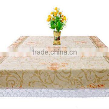 PVC 3" Lace Table Cloth With Different Design photo-5
