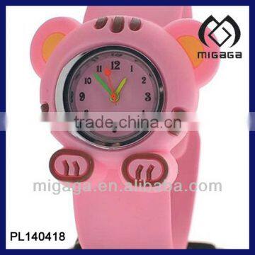 LATEST DESIGN CARTOON WATCH TIGER HEAD WATCH PINK WATCH FOR LITTLE GIRL