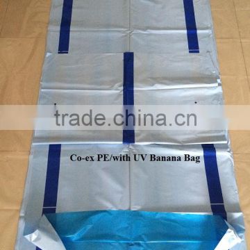 Co-ex PE with UV and Blue Line Printed Banana Bunch Cover/Bag