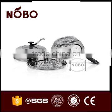 Stainless Steel Frying Pan Steamer With Lid photo-4