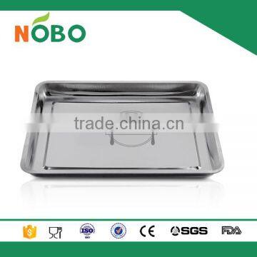 Nobo 4.8cm High Rectangle Stainless Steel Cheap Bluk Dinner Plates photo-5