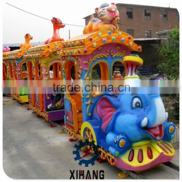 China Amusement Games Kids,Luxury Elephant Track Train For Sale