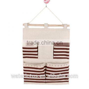 Durable Wall Decorative Fabric Hanging Bag With Pocket photo-5