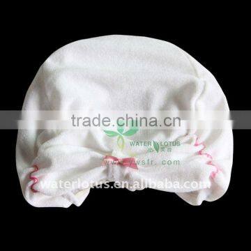 towel fabric shower cap