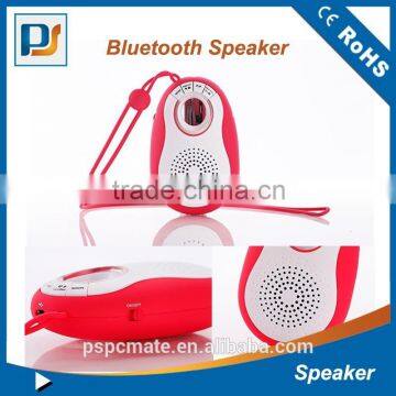 2015 Silicone Webbing Mini Portable bluetooth Speaker with TF card slot ,fm radio and remote shutter