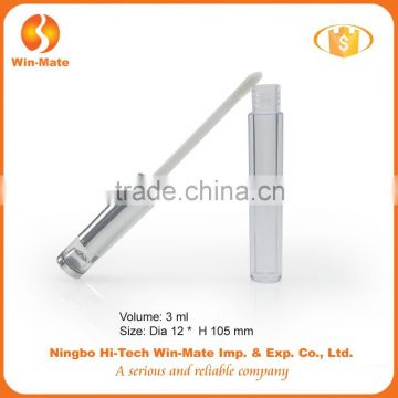 factory supply clear 105*12mm free sample private label lip gloss tube