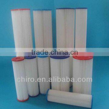 polyester pleated filter cartridge