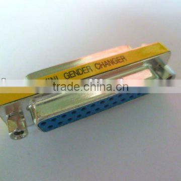 DB25 F-F ADAPTER/mini gender changer